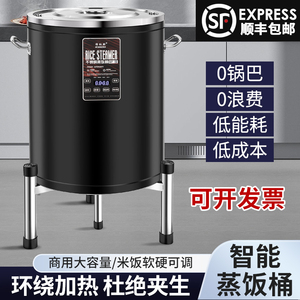 伟纳斯智能电热蒸饭桶商用大容量电蒸箱蒸饭机蒸饭柜木桶饭电饭煲
