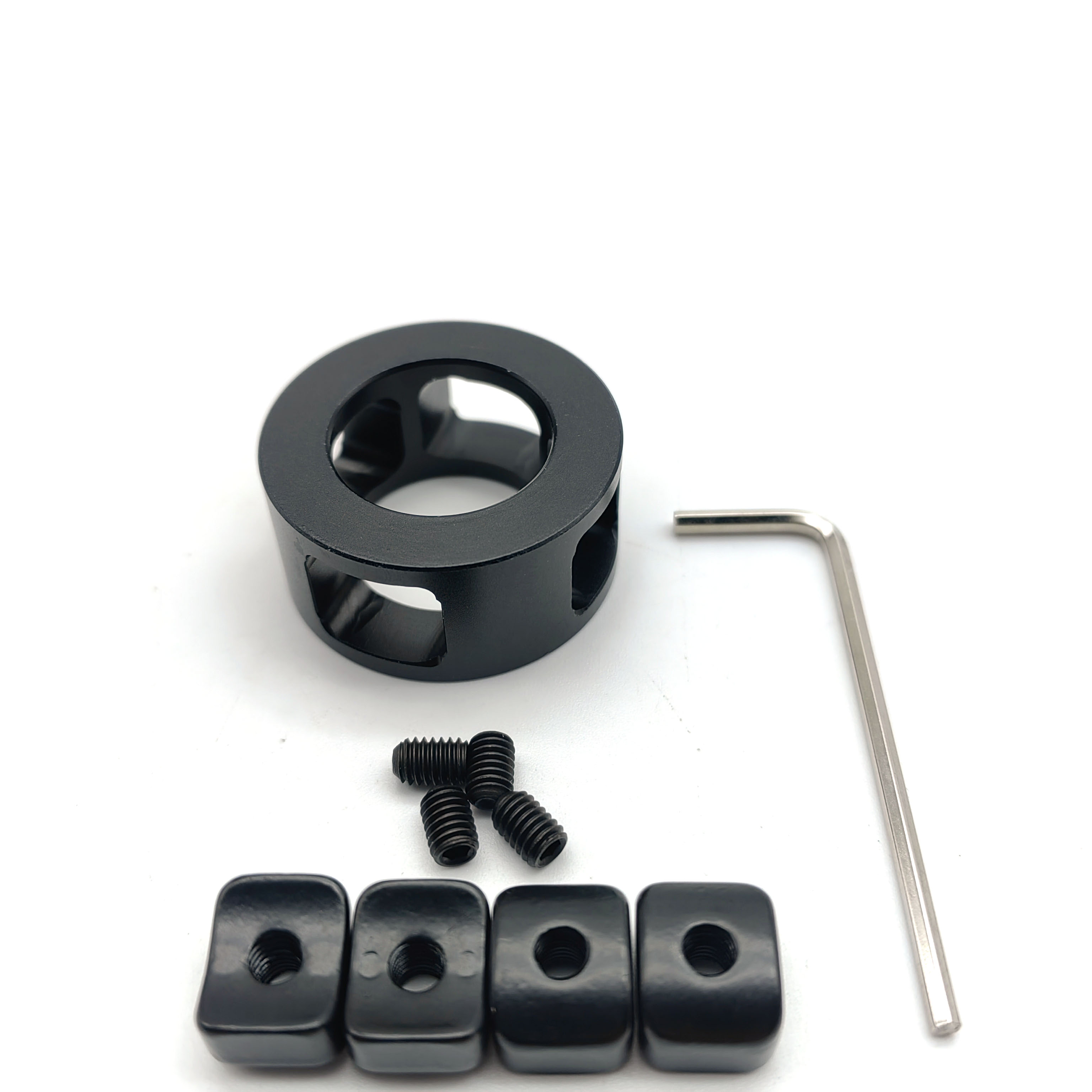 【万能鱼骨稳定环】M4精击精明玩具固定环通用前管稳定器金属配件图片