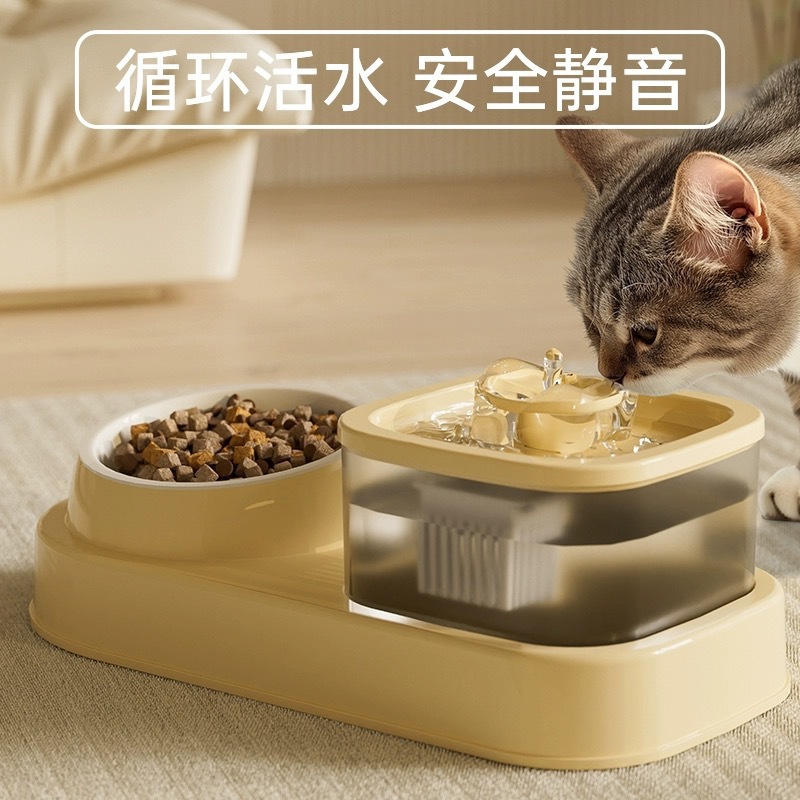 宠物电动饮水机猫碗防打翻大容量