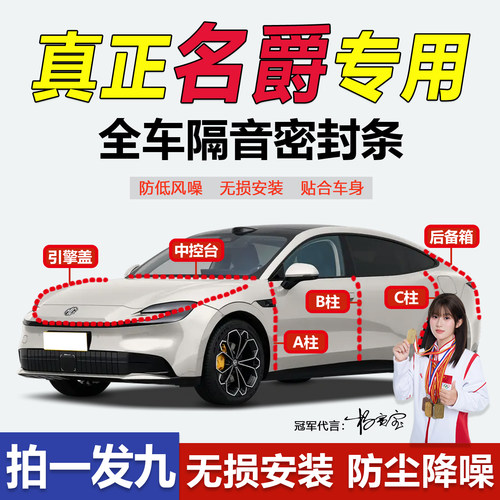 名爵汽车专用ABC柱中控台密封条