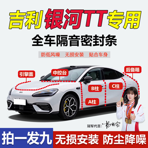 吉利银河TT专用全车门隔音密封条