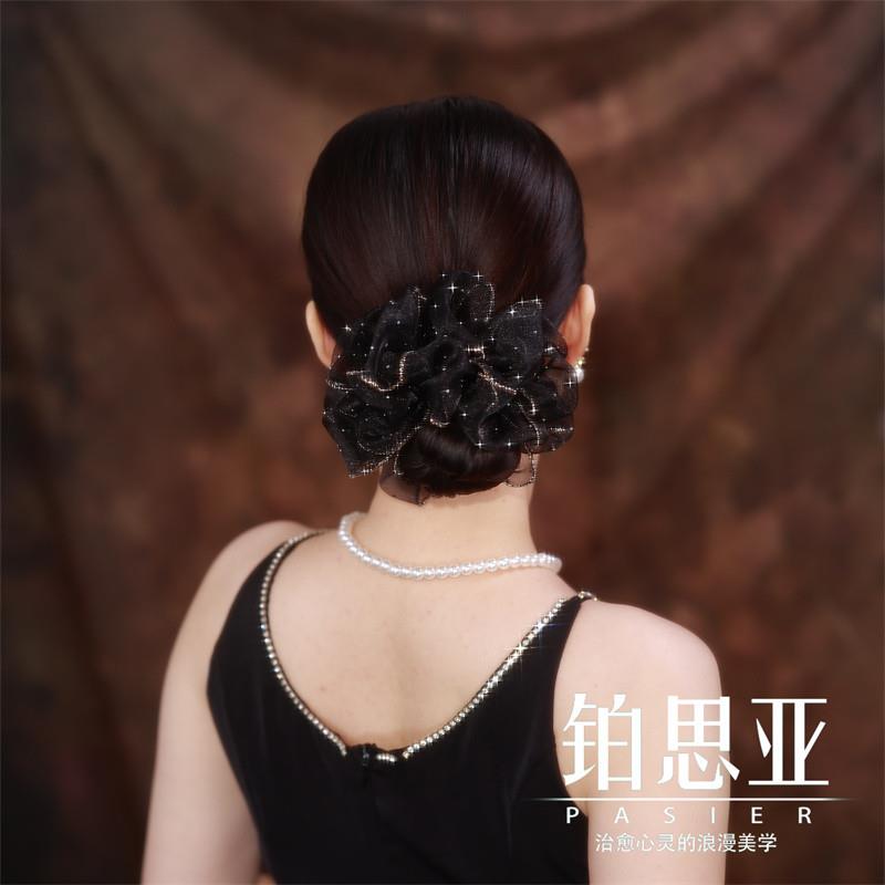 鉑思亞 問蕊花苞頭高彈力大腸圈發(fā)圈