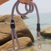 狗链狗牵引绳中大型犬遛狗绳拉布拉多金毛哈士奇遛狗链 不含脖圈