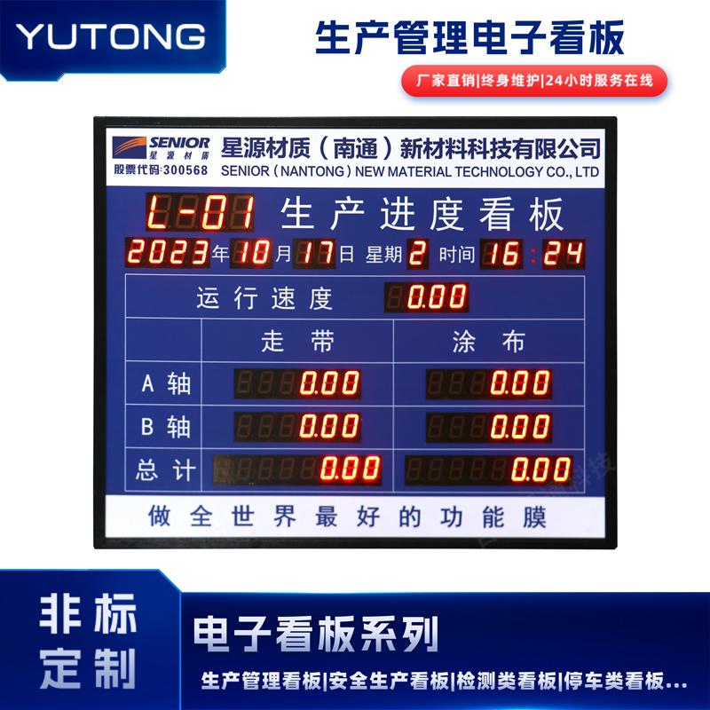 室内生产管理电子看板