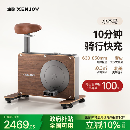 绝影小木马动感单车XS30精致家用