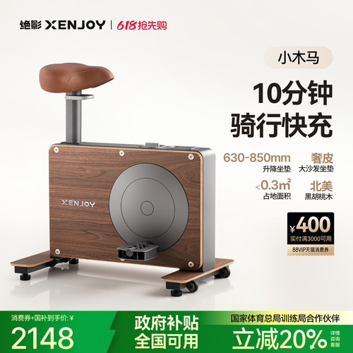 绝影小木马动感单车XS30精致家用