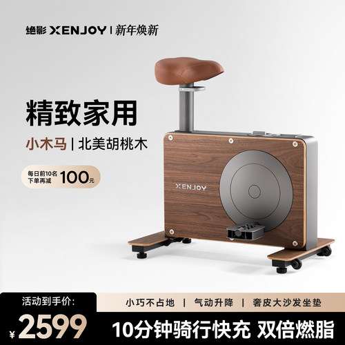 绝影小木马动感单车XS30精致家用