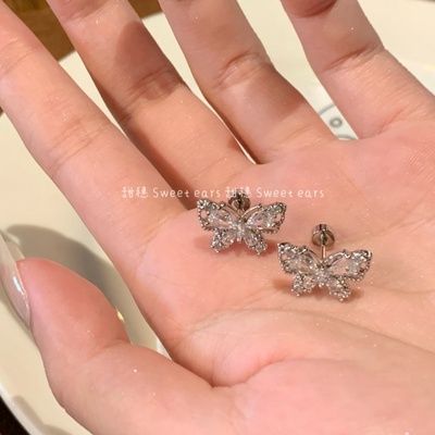 361L医用钛钢耳骨钉闪钻蝴蝶