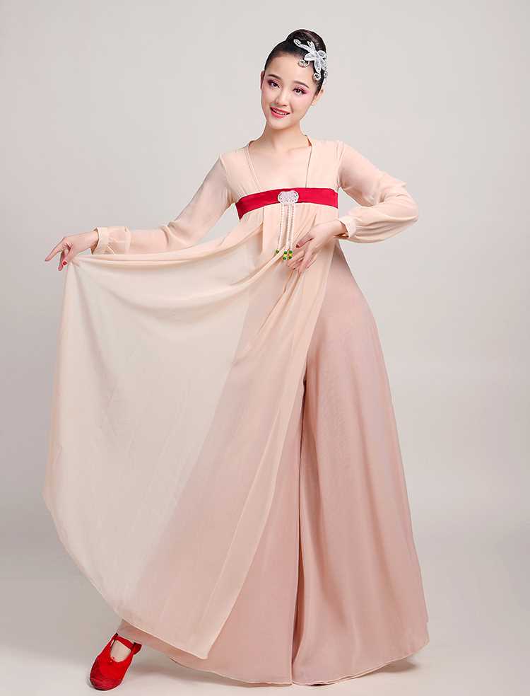 正品丽人行舞蹈服装汉服古装仙女飘逸中国风汉唐古典舞演出表演服