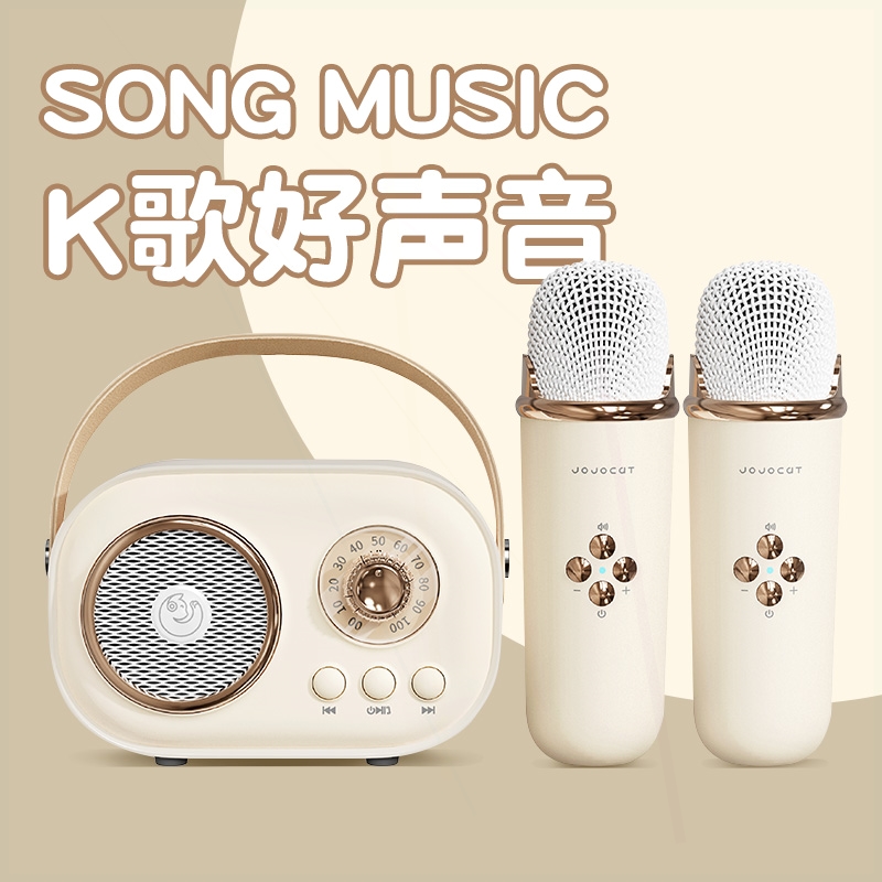 蓝牙音响小型麦克风音箱一体迷你