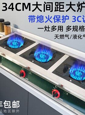 天然气煲仔炉熄火保护装置商用四