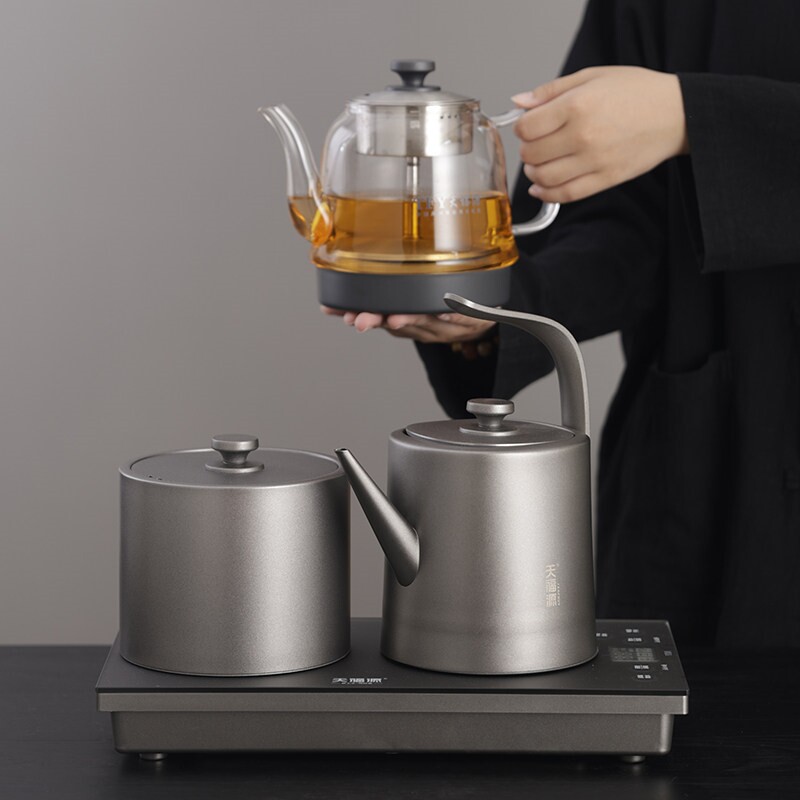 天福源全自动烧水壶茶台烧水壶嵌保温一体V99入式电热水壶烧水壶