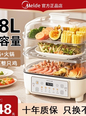 2025新款电蒸锅多功能家用三层大