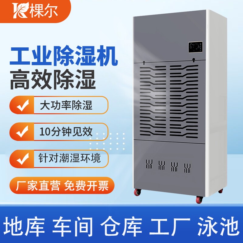 棵尔240L抽湿机车间仓库除湿器大