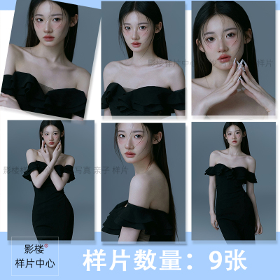 影楼工作室肖像艺术照摄影光影写真样图样片样照F2158
