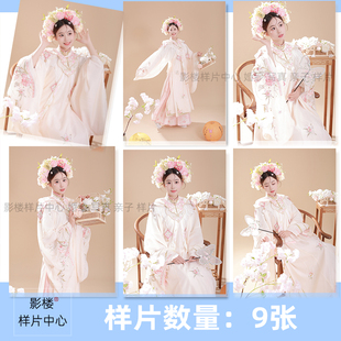 2024影楼工作室内簪花主题肖像艺术照摄影写真样图样片样照p3167