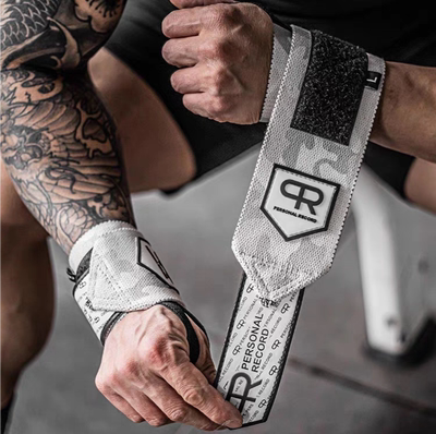 PR护腕健身轮子哥迷彩腕带贴合舒适力量训练扭伤保护男女卧推护具