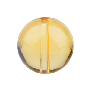 黄水晶散珠子养晶diy手工串珠圆珠编织手链项链饰品配件包