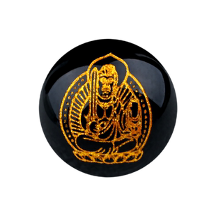 黑红玛瑙散珠圆珠烫金八大守护神十二生肖佛diy串珠配件