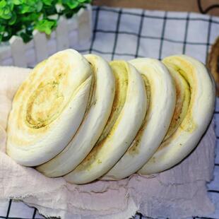 甘肃特产烧饼小苦豆饼白锅盔200g*5个装