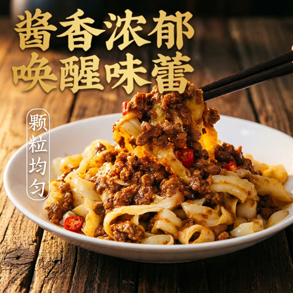 酱香浓郁驴肉酱拌面调味酱景区爆款特产摆摊拌饭酱卷饼夹馍酱
