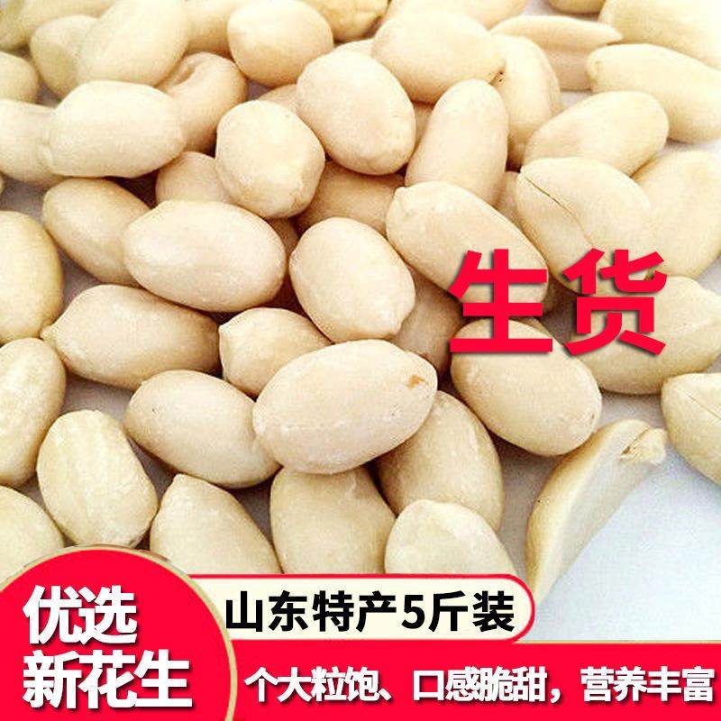 山东大粒花生仁脱皮花生去皮花生牛轧糖专用烘焙原料生的花生米图片