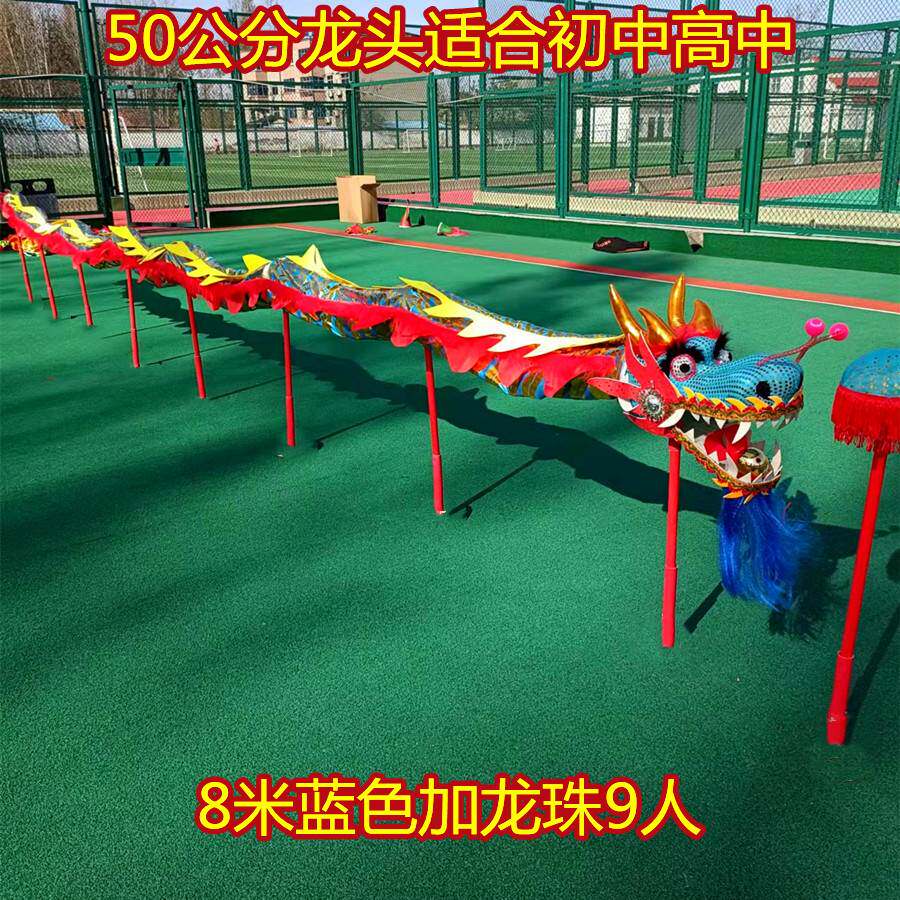 包邮舞龙表演道具舞龙灯小学生舞龙龙头舞龙成人舞龙舞狮u.