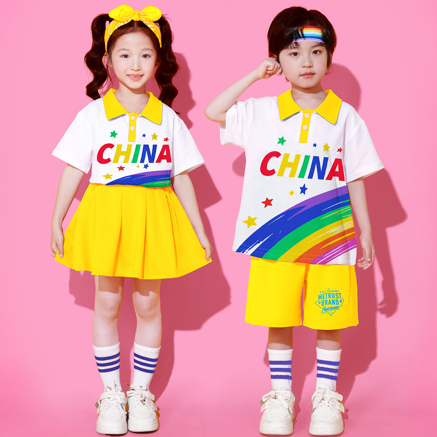 六一儿童演出服幼儿园毕业服装舞蹈合唱班服小学生啦啦队表演服装