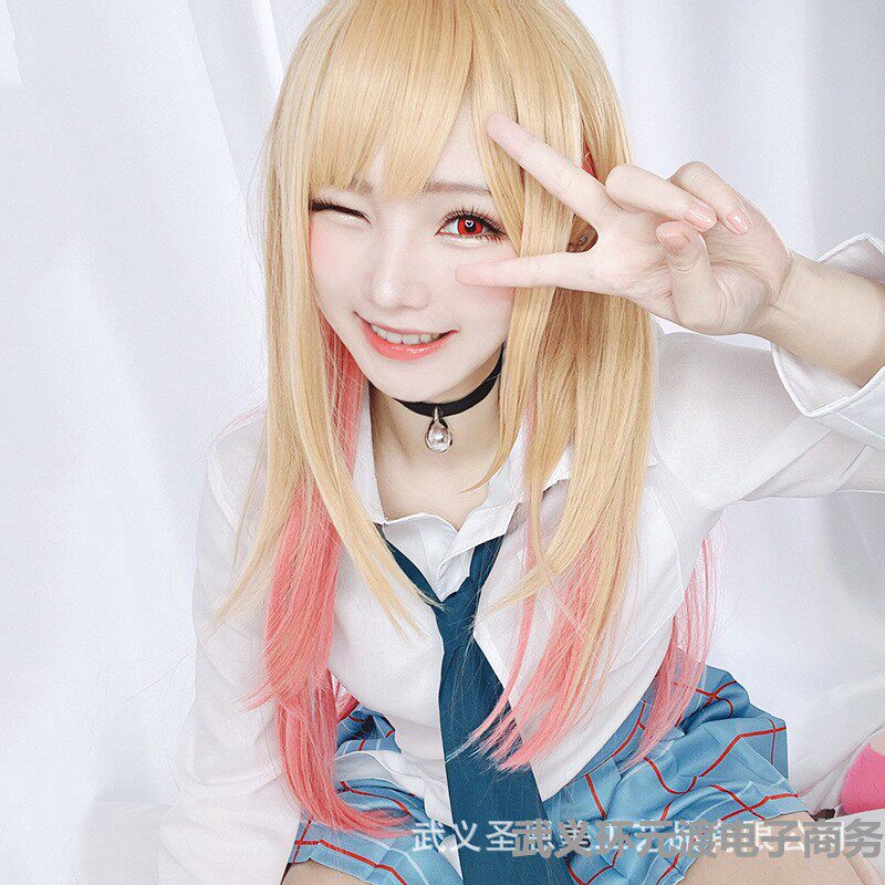 更衣人偶坠入爱河cos服 喜多川海梦cospaly校服 动漫JK制服女假发