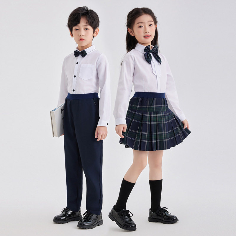 春夏季中小学生校服套装儿童英伦风合唱表演演出服礼服毕业照班服