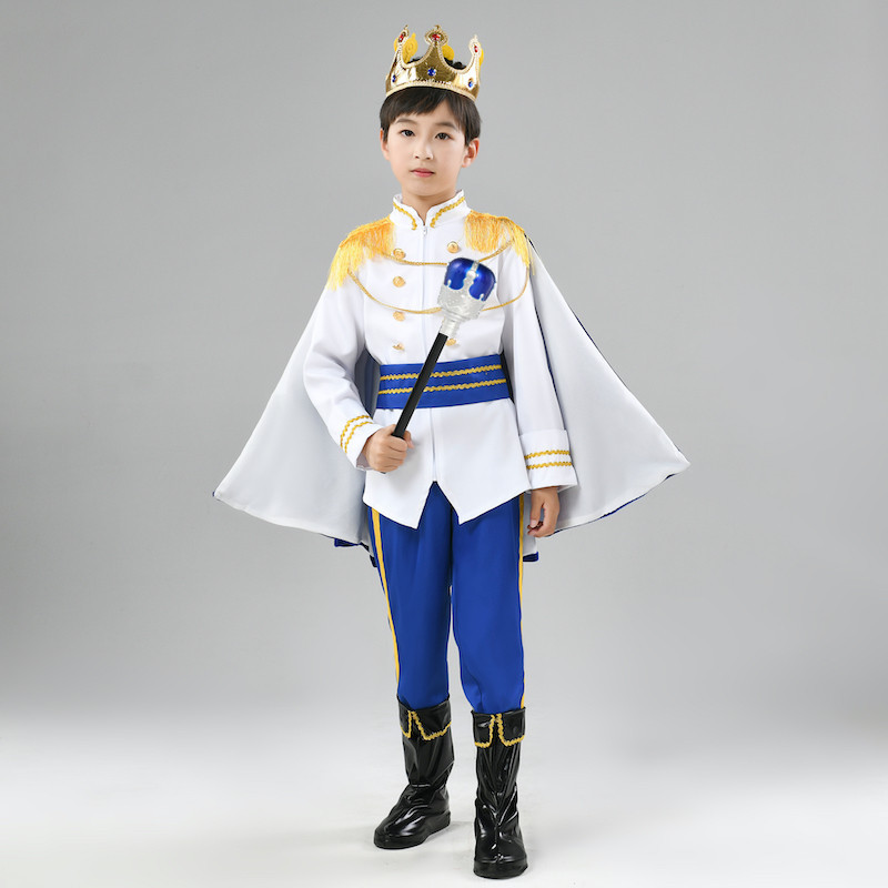 万圣节儿童国王王子服男童cosplay王子演出角色扮演国王表演服装