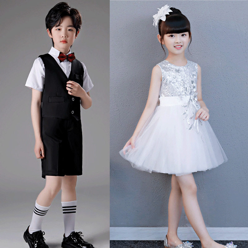六一儿童合唱表演服幼儿园毕业照班服小学生诗歌朗诵比赛演出服装