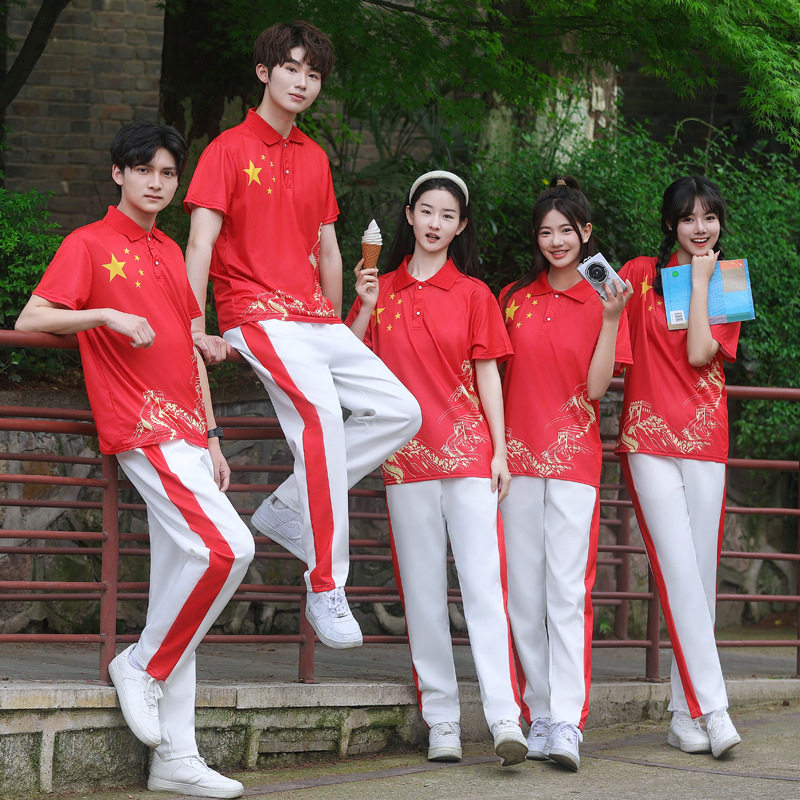毕业拍照2024新款实拍班服潮服初高中运动会套装校服潮