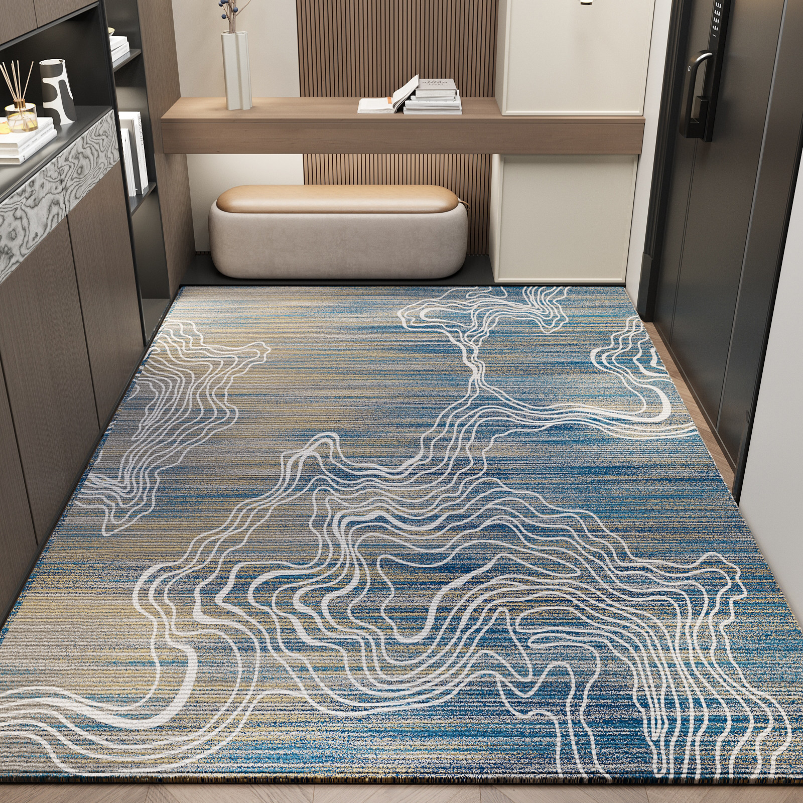 高级感入户门地垫家用进门门垫大门口玄关脚踏垫耐脏防滑地毯耐脏,居家布艺,入户地垫,淘宝优惠券,粉丝福利购,淘宝优惠卷