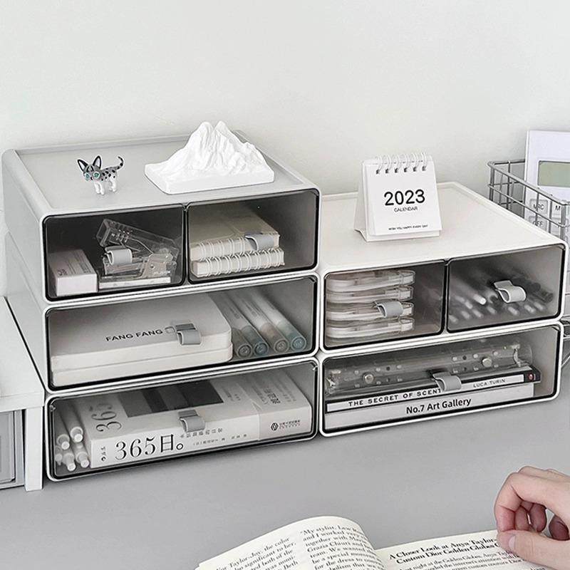 多功能桌面收纳盒家用化妆品收纳多层杂物整理盒分格抽屉式储物盒,收纳整理,首饰盒,淘宝优惠券,粉丝福利购,淘宝优惠卷