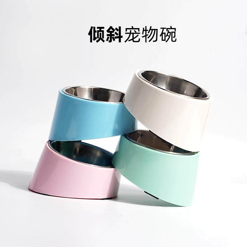 不锈钢狗碗食盆 喂食饮水宠物食具 倾斜圆碗实体店,宠物/宠物食品及用品,猫狗碗/慢食碗,淘宝优惠券,粉丝福利购,淘宝优惠卷