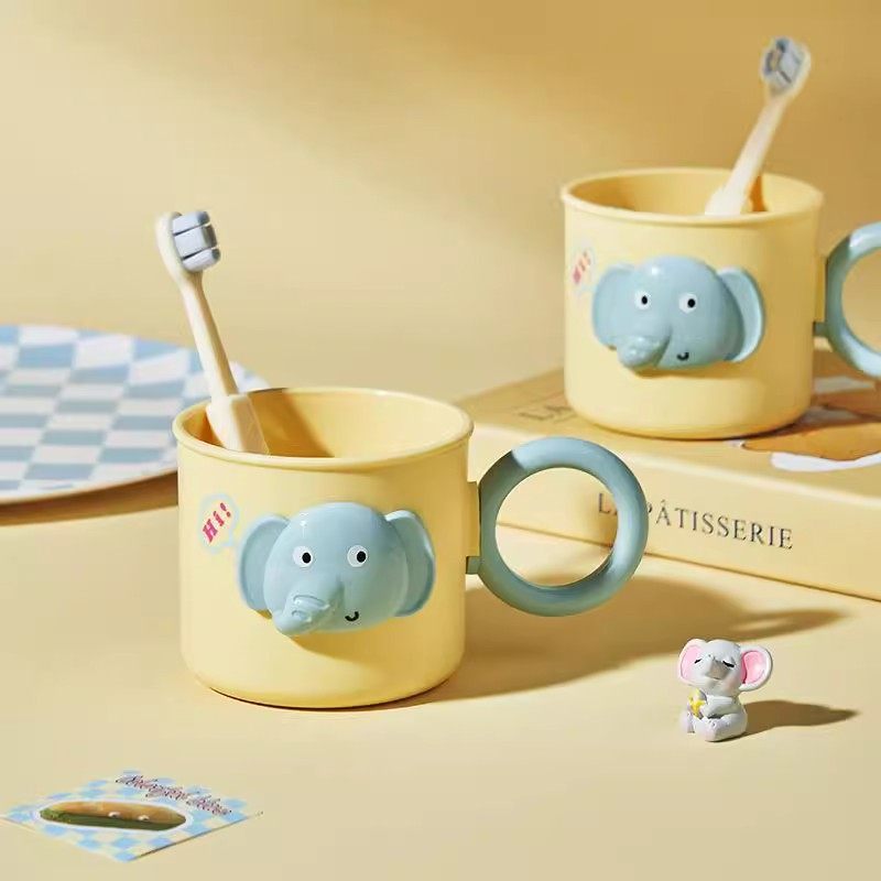 可爱卡通小飞象漱口杯家用儿童宝宝洗漱杯刷牙杯牙缸防摔水杯子,家庭/个人清洁工具,洗漱杯,淘宝优惠券,粉丝福利购,淘宝优惠卷
