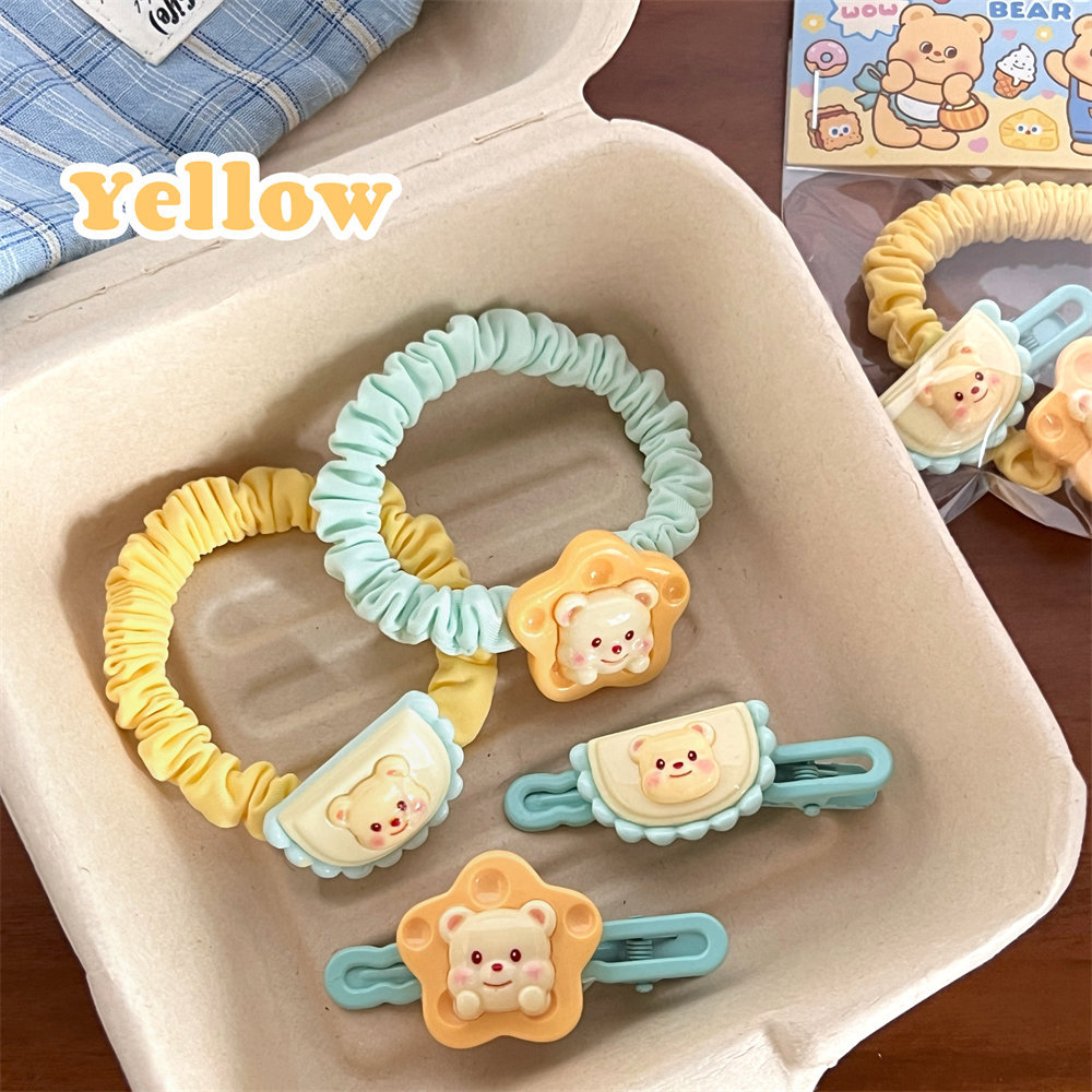 腾亿优品活动礼品可爱奶黄发饰