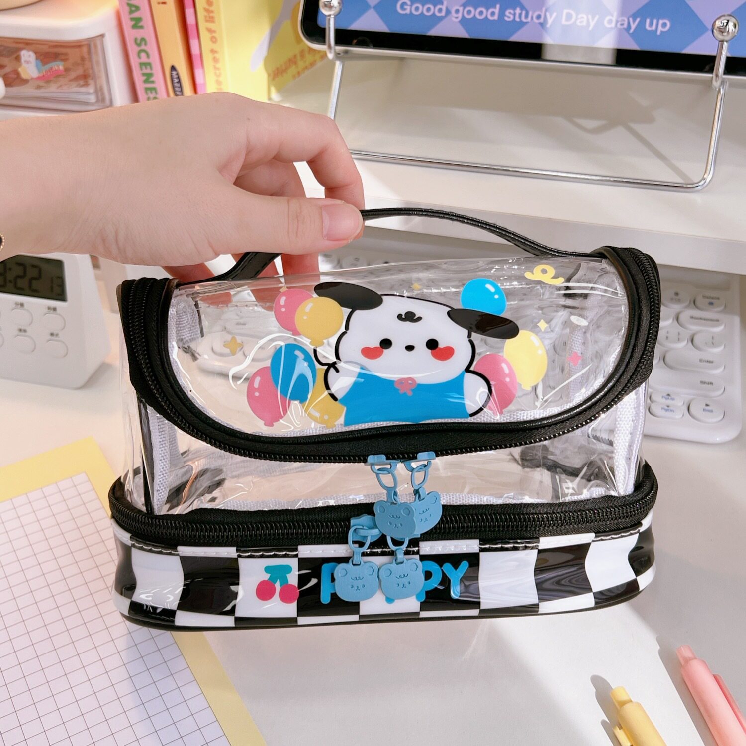 腾亿优品PVC活动礼品笔袋笔袋