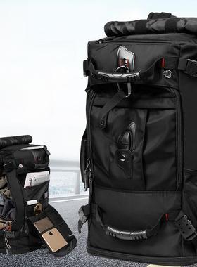 ROLENZ超大号背包男士大容量商务电脑包出差旅行户外登山装备双肩