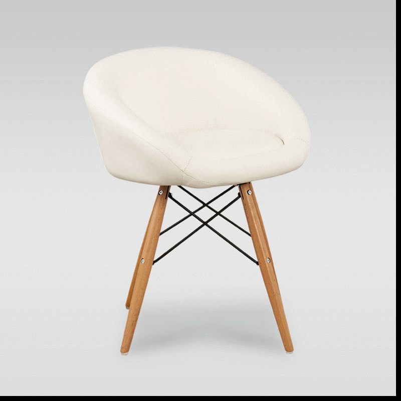 实木餐椅小户型家用电脑椅人体工学椅子时尚会客椅现代简约靠背椅