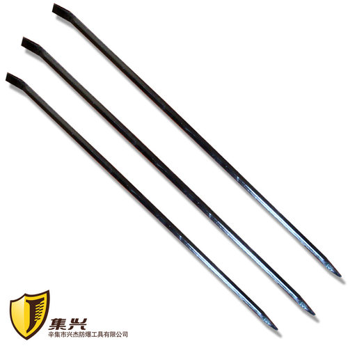 钢制六方撬棍1300mm 钢制尖撬棍 六棱撬棍汽车撬轮胎一头尖一头扁