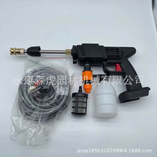 洗车家用高压洗车水枪便携式小型锂电21v家用无线洗车机