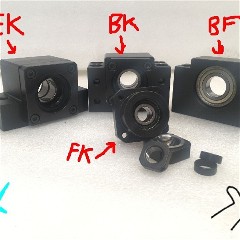 滚珠丝杆支撑座固定座AKAF10/12/15/17/20/25/30C7/C5丝杠轴承座