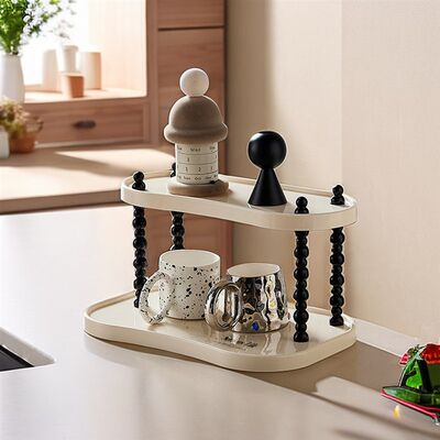 新款杯子置物架多层桌面水杯饰品收纳架高颜值咖啡杯马克杯整理架