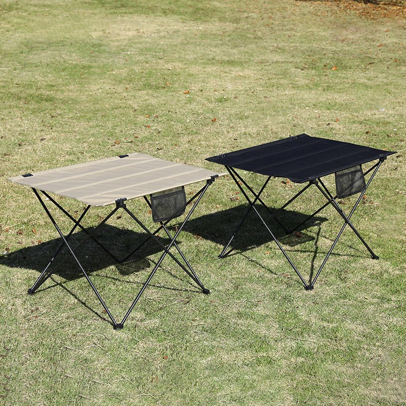 户外可折叠桌子简易牛津布烧烤桌多功能便携式超轻露营野餐桌