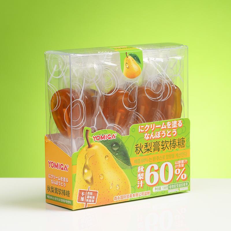 新款秋梨膏软糖金银花柚子