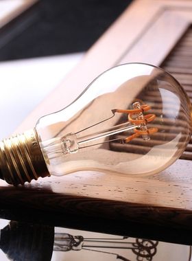 跨境厂家直供3W暖黄2200K可调光A19A60柔性软灯丝灯led爱迪生灯泡