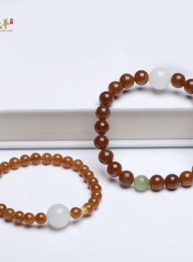 新疆和田玉且手链天然玉石且末糖