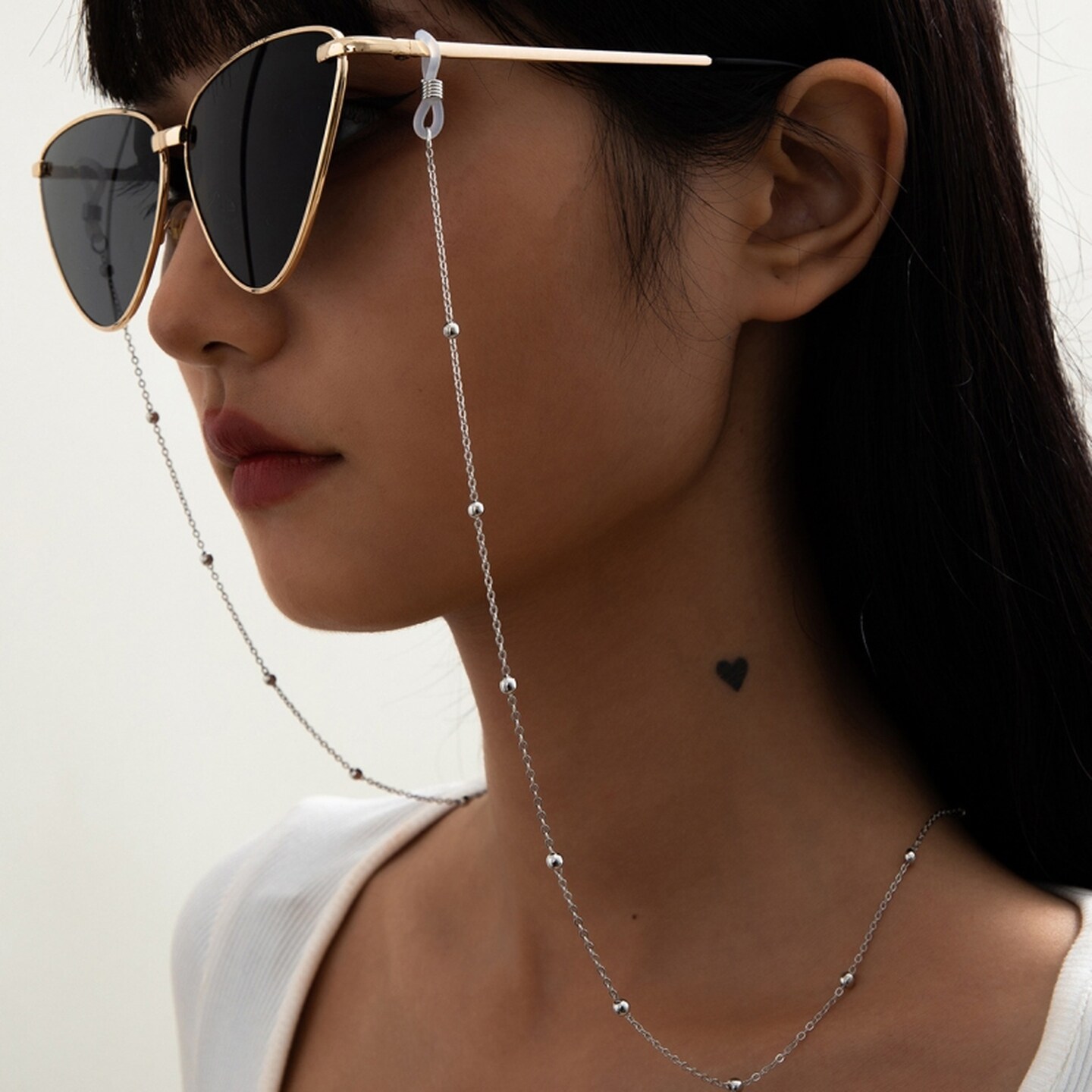 眼镜链子挂脖女眼镜绳时尚太阳镜近视镜老花镜墨镜眼睛防脱落神器